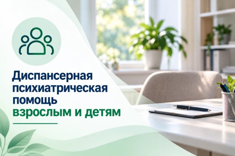 Диспансерная психиатрическая помощь взрослым и детям