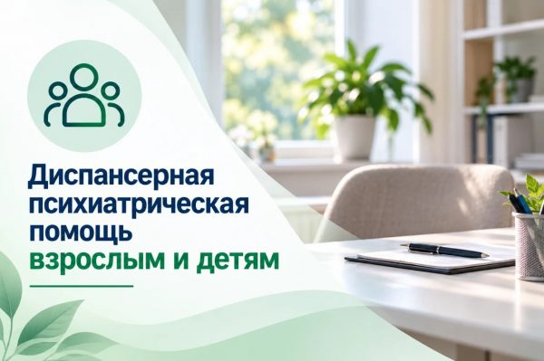 Диспансерная психиатрическая помощь взрослым и детям